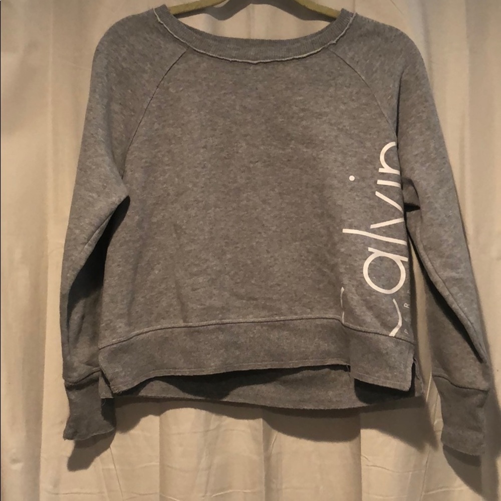 Calvin Klein performance cropped sweatshirt